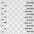 thumbnail image 1 of Ahgly Company Indoor Square Trellis Gray Contemporary Area Rugs, 8' Square, 1 of 1