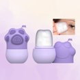 thumbnail image 4 of Fairnull Ice Roller Cube Tray Reduce Acne Shrink Pores Brightens Skin Tone Removes Puffiness Cat Paw Silicone Face Massager Roller Home Supply, 4 of 8