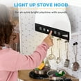thumbnail image 5 of Best Choice Products Pretend Play Corner Kitchen, Interactive Wooden Kids Set w/ Lights & Sounds - Cream, 5 of 10