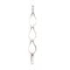 thumbnail image 2 of Organizador de pared para guardar sombreros | Clips de cuerda multicapa para gorras de béisbol y boinas | Blanco algodón | 84, 114, 145 cm | Ahorra espacio, se cuelga sin necesidad de instalación, 2 of 6