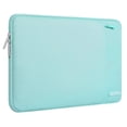thumbnail image 2 of Mosiso 13.3" Polyester Laptop Sleeve Bag Water Repellent Notebook Bag Protective Case Cover for 13-13.3 inch MacBook Pro Air Retina, Mint Blue, 2 of 5