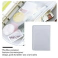thumbnail image 2 of justharion 10 Pieces Zipper Pouch Container Convenient PVC Documents Pouches Document Holding Bag Storage Containers for Home Office School A5, 2 of 5