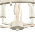 thumbnail image 5 of Elk Home 13-Inch Wide Joanie Semi Flush Mount, Antique White, 5 of 5