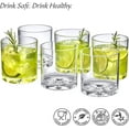thumbnail image 4 of Amazing Abby - Liberty - 12-Ounce Plastic Tumblers (Set of 6), Plastic Drinking Glasses, All-Clear Reusable Plastic Cups, BPA-Free, Shatter-Proof, Dishwasher-Safe, 4 of 5