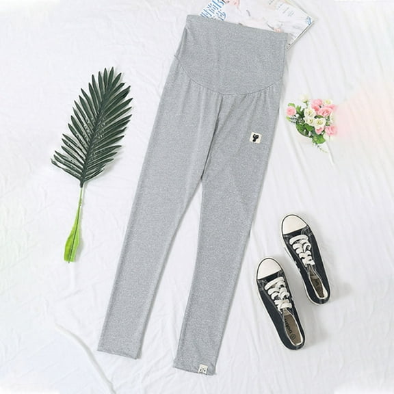 Babysbule Pants for Women Solid Ladies Long Workout Pants Sign Loose Pants Slim Leggings Trousers