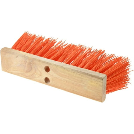 PRO SOURCE 16" Rough Surface Synthetic Push Broom Head: Tapered Connection