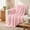 Pink, variant on Throw Blanket, 230GSM Extra Soft Blanket with Strip Design, Plush Fuzzy Cozy Blankets and Throws for Couch, Bed, Sofa,Lightweight and Versatile Throws for Office Bedroom Picnic Home Decor, Pink