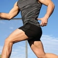 thumbnail image 5 of Men's Casual Shorts Mens Button Shorts Memory Short Running Men Trunk Men Designer Workout Pack Y Fit Workout Mens Short Length Large Basketball Black M, 5 of 5