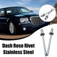 thumbnail image 4 of 1 pair NOS Dash Rosette Rivets Stainless Steel Fit for Ford AMC New, 4 of 11