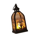 thumbnail image 3 of Farol Vintage Lámpara de Decoración Linterna Portátil Luz Temática Material PP Fácil de Usar Función Reutilizable Adecuada para Fiestas de Halloween D Mano de calavera, 3 of 9