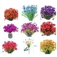 thumbnail image 3 of Wosthever Ramo de flores artificiales Flores falsas Manojo Decoración para el hogar Adorno de boda Decoración Rosa roja, 3 of 6