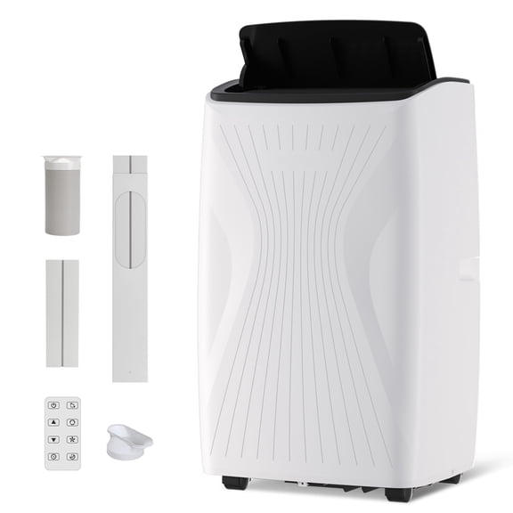 14,000 BTU Portable Air Conditioner, 3-in-1 AC Unit for Rooms Up to 700 Sq.Ft with Cooling, Dehumidifier & Fan Modes, Remote, 24H Timer & Installation Kit, Indoor Standing AC for Large Room