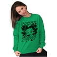 thumbnail image 4 of Betty Boop Saint Paddys Sassy Lassy Women Crewneck Sweatshirt Brisco Brands S, 4 of 6