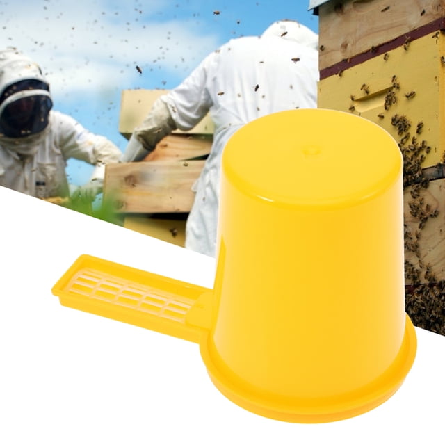 Safe Yellow Beekeeping Equipment Bee Feeder, Bee Feeding Tool, For Bee Feeding Beekeeper