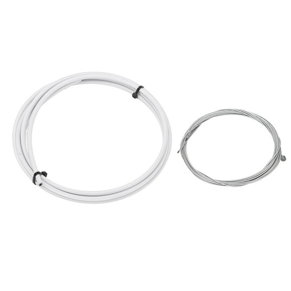 Bike Shifter Cable, PE General Bicycle Inner Cable Core Shifting Line Tube Shifting Cable Kit Bike Brake Cable Kit 4mm Diameter for Mountain Bike, Road Bike, Folding Bike, Bmx