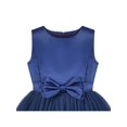 thumbnail image 4 of Robe de Fille Bleue Robe de Bal Mariage Fête Concours Formel Sans Manches 10 Ans, 4 of 5