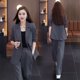 thumbnail image 2 of Conjunto de dos piezas de traje profesional a la moda y con estilo para mujer, traje informal coreano elegante, pantalones, conjunto de dos piezas, primavera 2025, 2 of 5