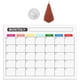 thumbnail image 1 of 1 juego de pizarra magnética para agenda semanal, pizarra magnética de plástico para refrigerador., 1 of 6