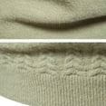 thumbnail image 4 of jsaierl Mens Sweater Cable Knit Crew Neck Solid Slim Top Shirt Long Sleeve Fall and Winter Warm Pullover Sweater, 4 of 4