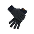 thumbnail image 3 of Audhol Scarf and Gloves Set for Women Three-Piece Double-Sided Color Matching Padded Scarf, Hat and Gloves Hat and Gloves for Women Navy One Size, 3 of 8
