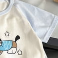 thumbnail image 5 of Toddler Boy Summer Clothes Cartoon Prints Short Sleeve T Shirt Tops Shorts Cotton Outfit Kids 2Pcs Set 6-12 Months 12-24 Months 2t 3t 4t 5t 6t 7t 8t 9t Children 6-12 Months, 5 of 6