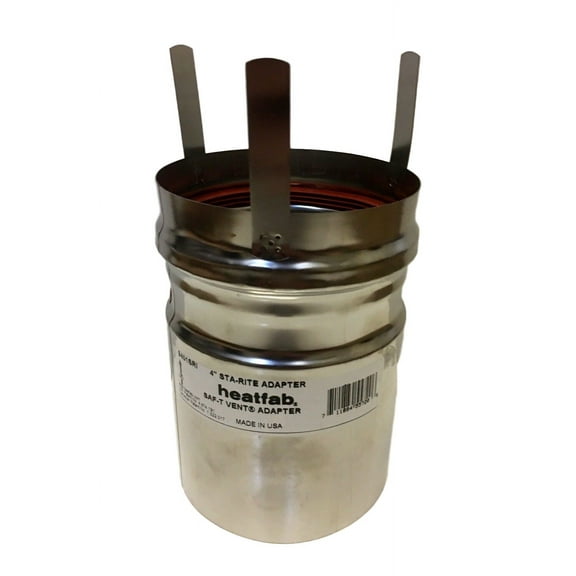 Pentair Heater Appliance Adapter, Stainless Steel by Heat Fab Venting 77707-0086