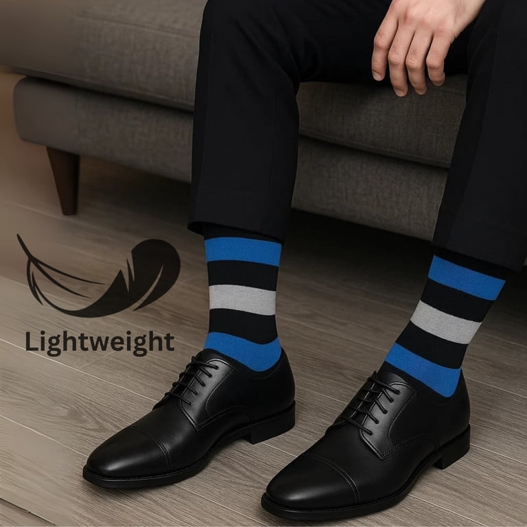 Alpine Swiss Men's Cotton Dress Socks, 6-Pack photo 5