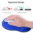 thumbnail image 4 of Mouse pad with Wrist support, ergonomic mouse pad, mouse pad with wrist support, gel mouse pad, 4 of 7
