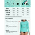 thumbnail image 2 of Sociala Rash Guard for Women Long Sleeve Swim Shirt Sun Protection Swimsuit Swim Top, 2 of 7