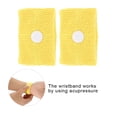 thumbnail image 3 of LYUMO Anti-Nausea Wristbands for Adults Acupressure Wristbands for Nausea Symptoms Travel Plane Boats, Yellow, 3 of 8