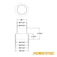 thumbnail image 4 of Reductor de control de polvo POWERTEC 70475 de 4 a 3 pulgadas, 4 of 7