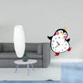 thumbnail image 2 of Lámpara De Pie De Papel Con Reloj De Pingüino De Madera, Multifuncional Y Con Función De Reloj Para Dormitorio, Hotel Y Hogar., 2 of 8