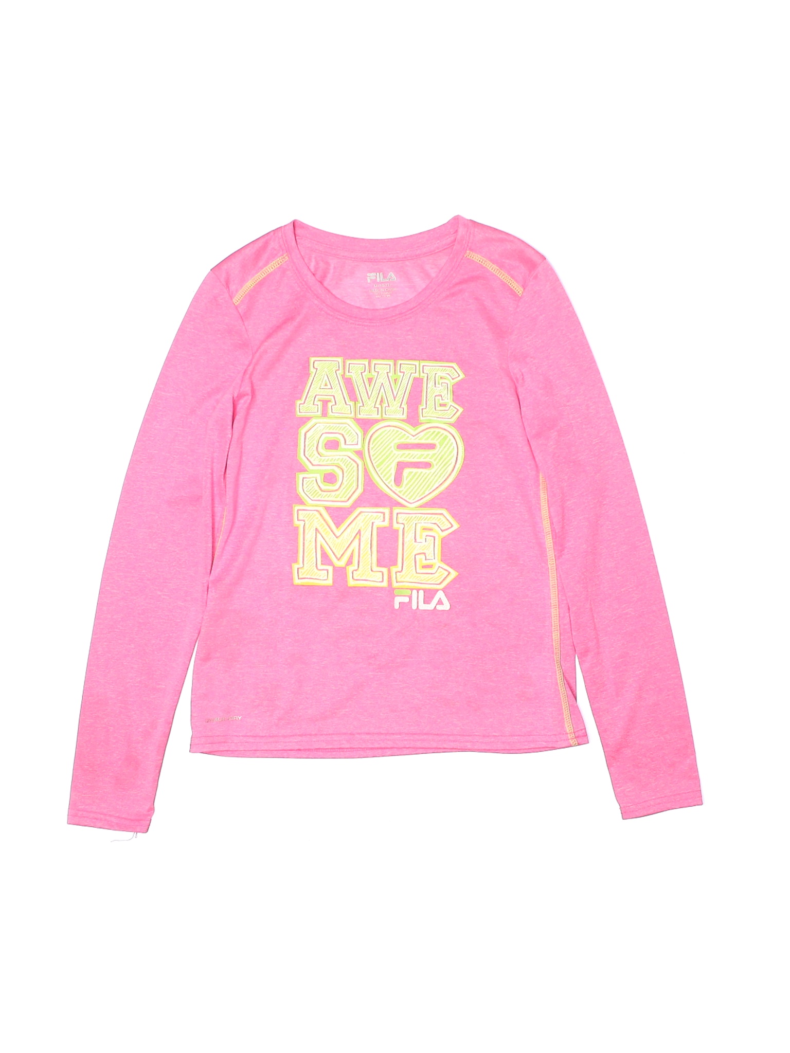 fila women's t shirt pink