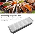 thumbnail image 4 of Elegant Seasoning Box, Seasoning Storage Container Cruet for Home Kitchen Condiment Jars with Cover and Spoon for Pepper Spice Salt Sugar Storage, 4 of 8