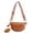 Coffee, variant on Woven Crossbody Bag Bum Bags for Women Leather Spacious Belt Sling Purse Fanny Packs Chest Shoulder Bag (Coffee)