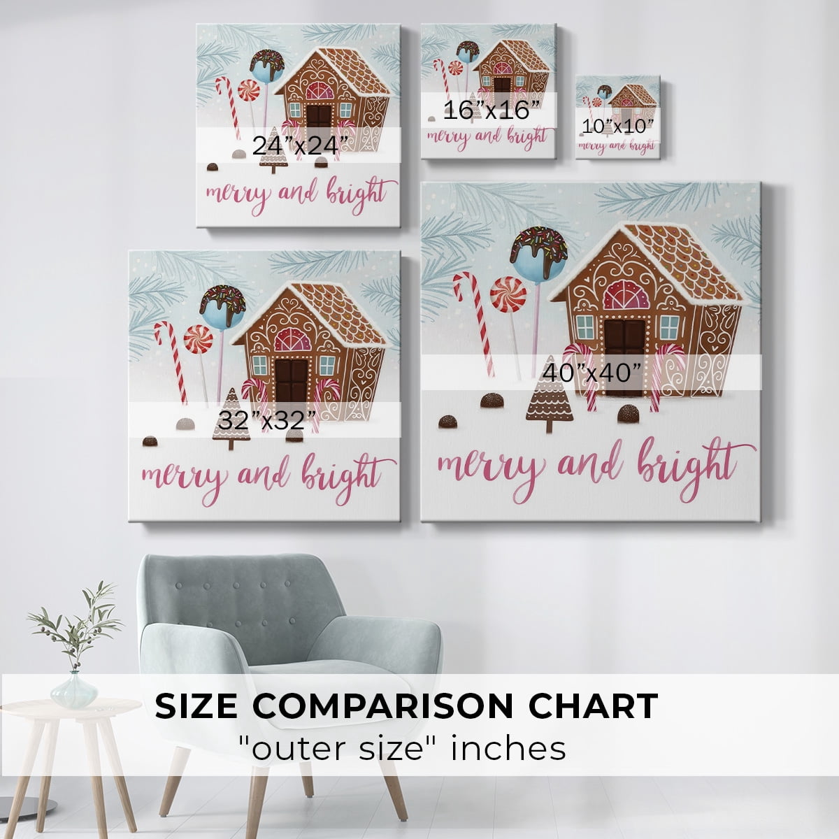 Sweet Holidays II- Gallery Wrapped Canvas