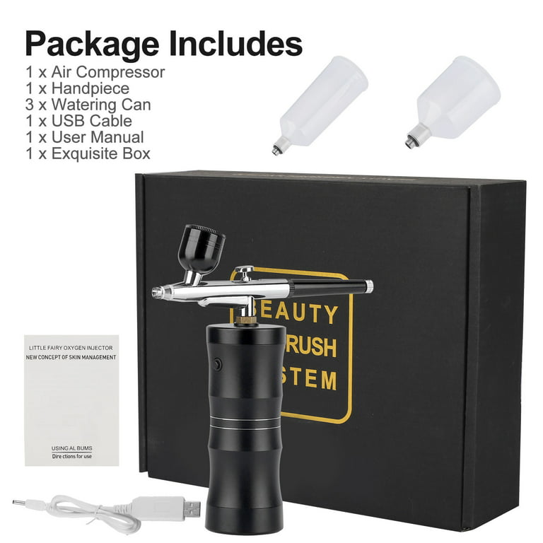 Airbrush Compressor Set Kit with Air Brush Spray Gun Portable Handheld –  kowanii