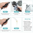 thumbnail image 4 of Gas Siphon Hose Pump, Manual Hand Water pump, Gasoline Transfer Pump for water Gas Oil Petrol Diesel, Fuel Siphon Pump with 2 Durable PVC Syphon Hoses, 4 of 7