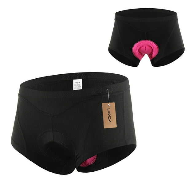 Lixada Lixada Women Bike Underwear 3D Gel Padded Bicycle Briefs MTB Cycling  Biking Underwear Shorts 