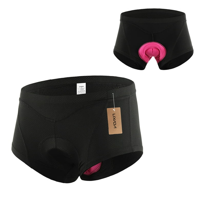 Lixada Women Bike Underwear 3D Padded Briefs MTB Cycling Biking Underwear  Shorts