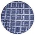 thumbnail image 1 of HomeRoots 349838 Tapis Rond en Laine Indigo 7 Pi. 6 Po., 1 of 1