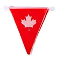 thumbnail image 3 of Way to Celebrate 17.72 Feet Triangle Canada Pennant Flags Banner, 3 of 7