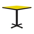 thumbnail image 3 of Correll Bxt30S-38 Cafe and Breakroom Tables - Square - Yellow, 3 of 5