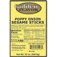 thumbnail image 2 of Golden Flavor- Poppy Onion Sesame Sticks- 30oz bags (8 Pack), 2 of 3