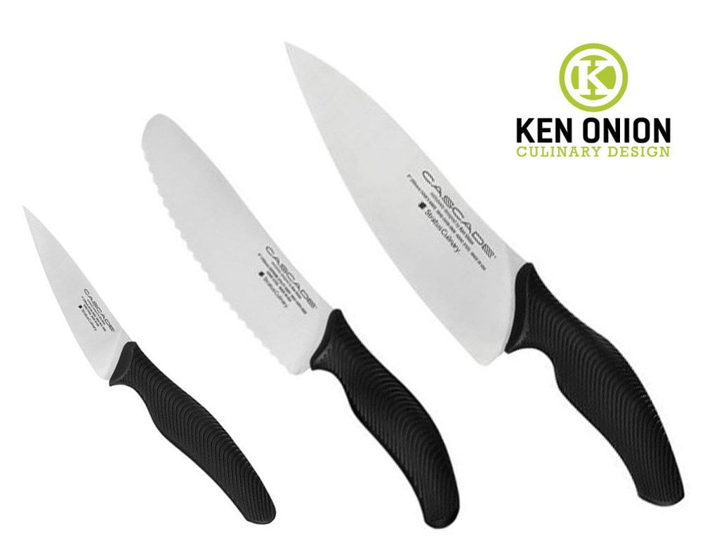 Stratus Culinary by Ken Onion Cascade 3 piece Essential Knife Set