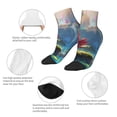thumbnail image 5 of Fuzoiu Pond Cute Axolotl Print Adult Socks, Crew Moisture-wicking Socks, Unisex Cushion Crew Socks,Casual Sports Ankle Socks, 5 of 7