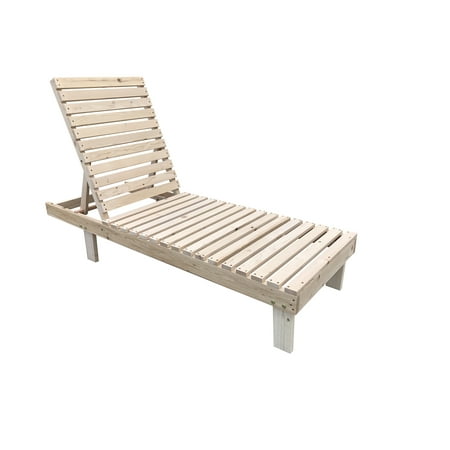 Homemade Wooden Garden Furniture Outdoor Wooden Chaise Lounge Beach Patio Pool Backyard Garden Deck Adjustable Furniture New ()