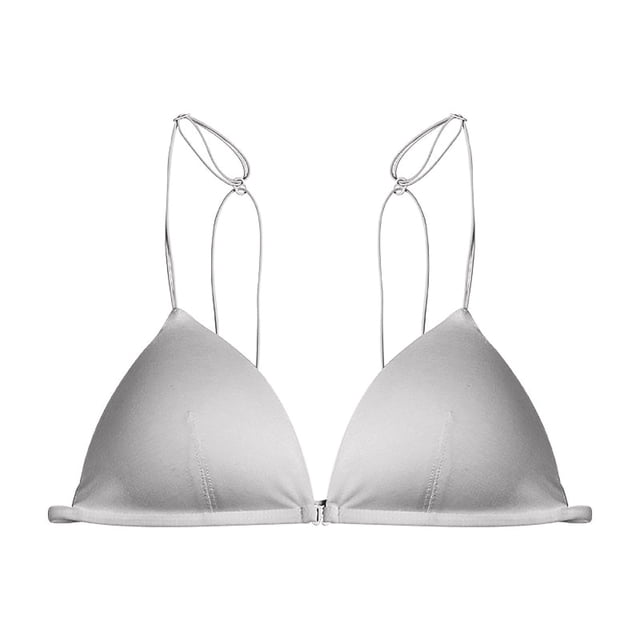Clearance Sale 2025 Bra Ladies' Solid Color French Front Buckle Rim Small Chest Gathering Big Breast Anti Sagging Fashion Clearance Bra