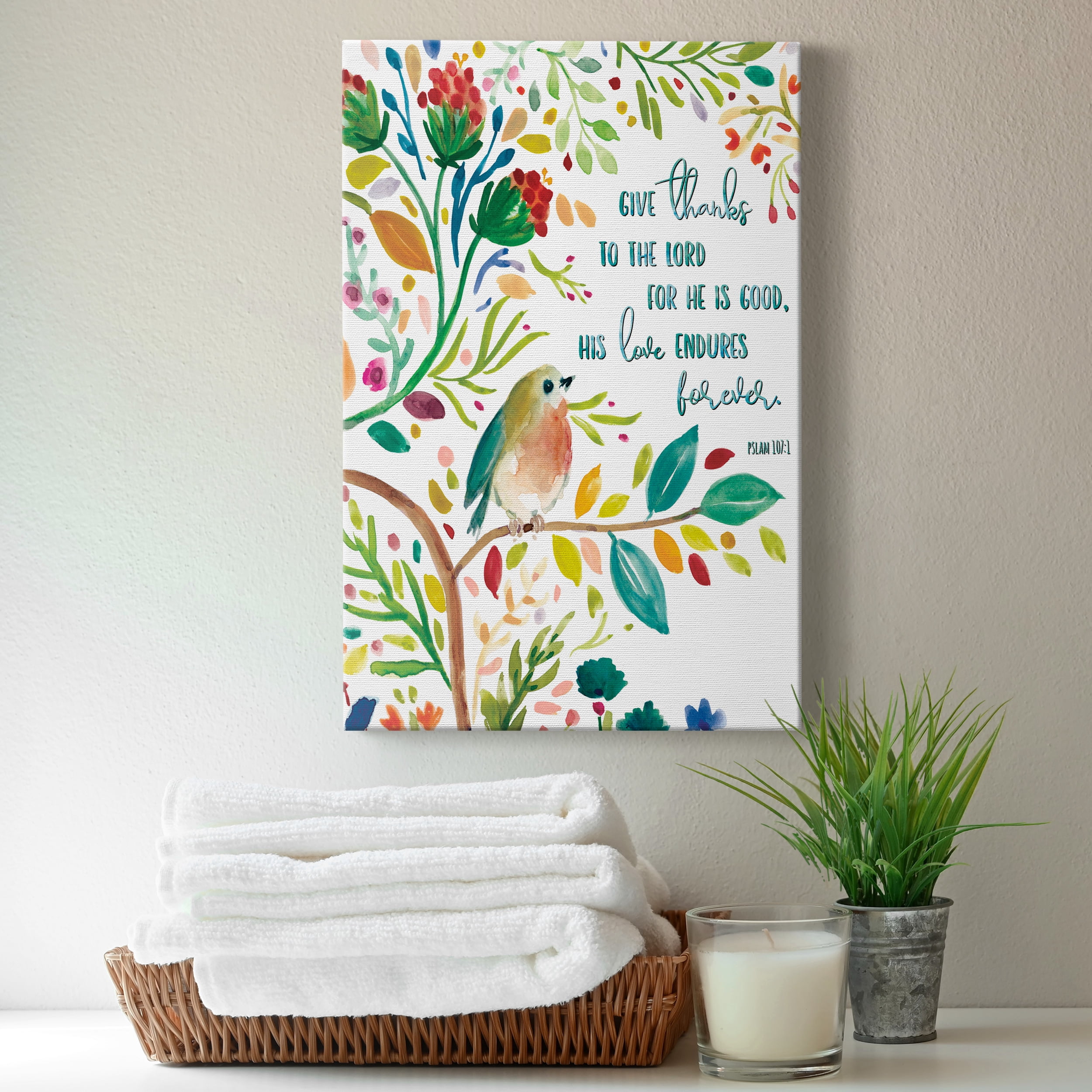 Give Thanks Premium Gallery Wrapped Canvas - Ready to Hang - 32 x 48