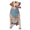 thumbnail image 6 of Dog Bandanas, Abstract blue Leopard Adjustable Dog Scarf Triangle Bib Handkerchief Accessories for Small Medium Large Dogs, Cats, Pets, 6 of 6